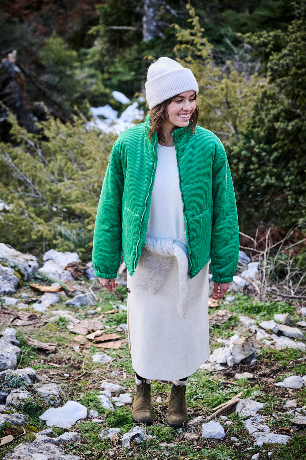 Doudoune Gizele verte