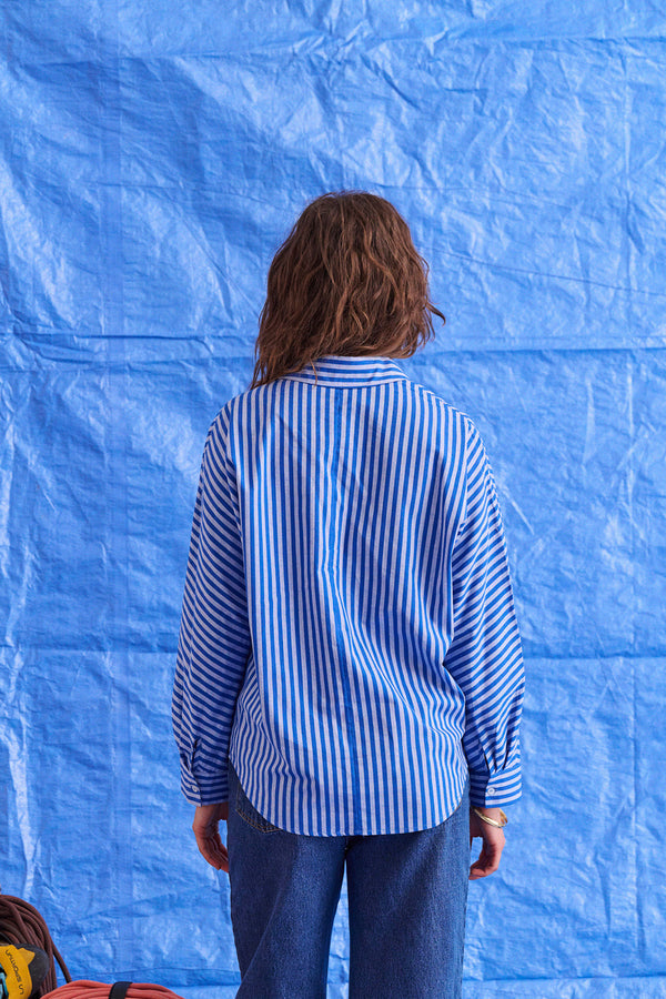 Chemise Contis rayures bleues
