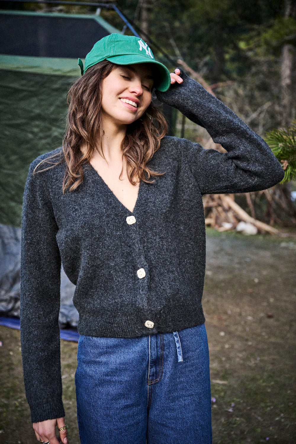 Gilet Luck gris anthracite