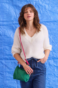 Pull Melodie blanc