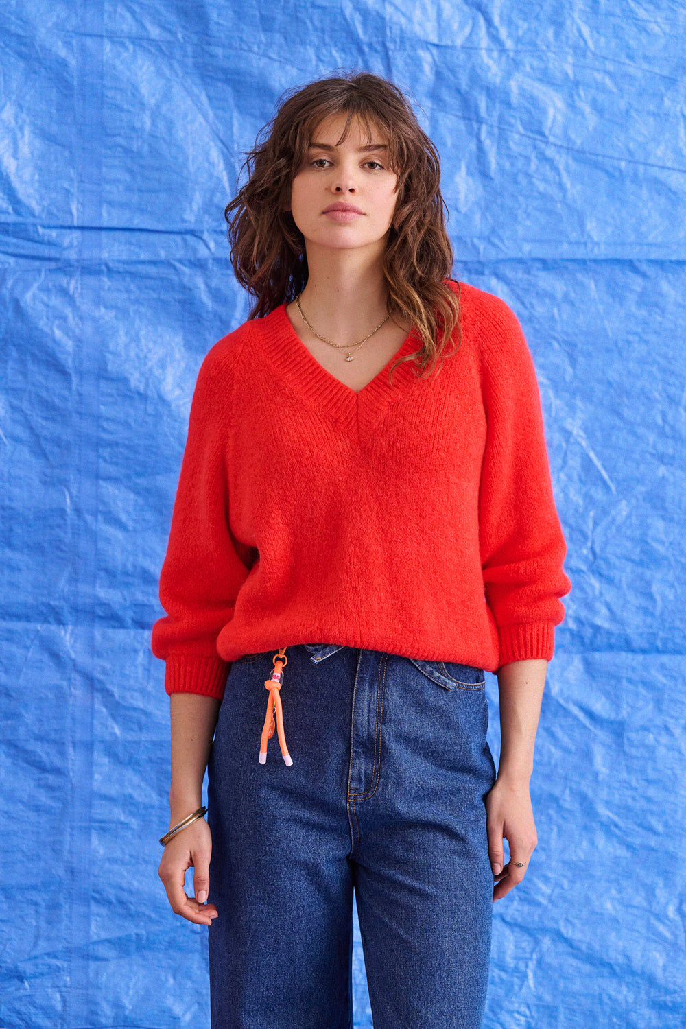 Pull Melodie rouge