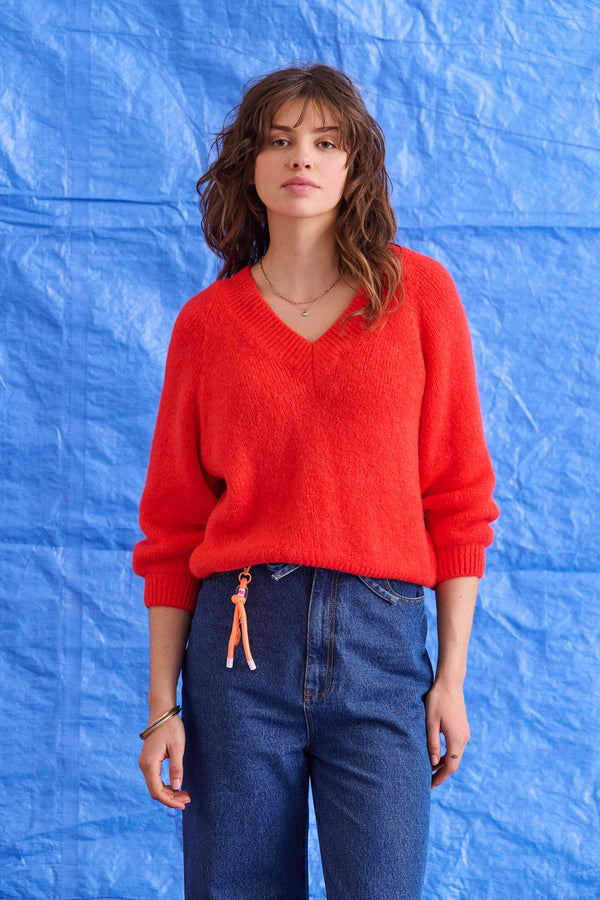 Pull Melodie rouge