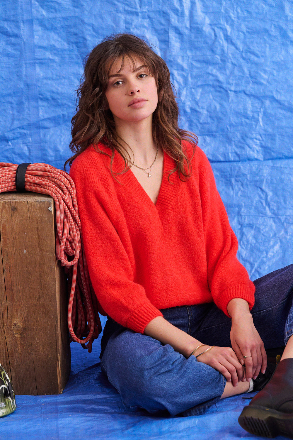 Pull Melodie rouge