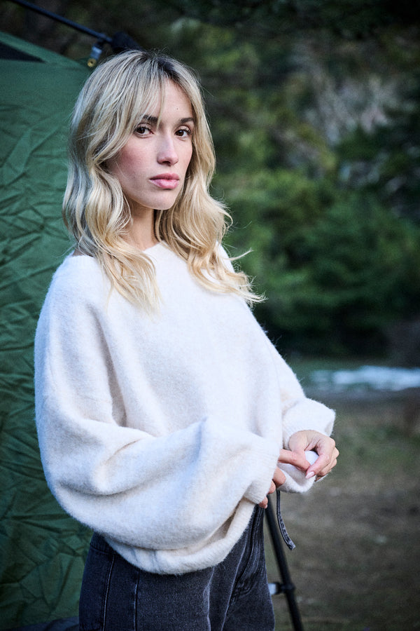 Pull Maelys blanc
