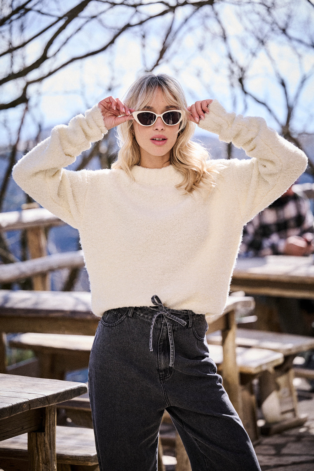 Pull Maddox blanc