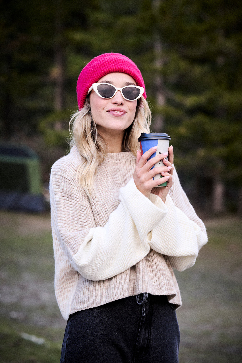 Pull Mamma beige & écru