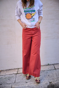 Pantalon Palmire rouge