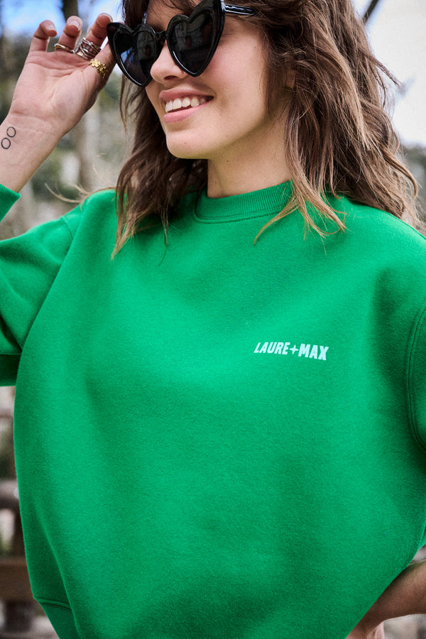 Sweat Nir vert