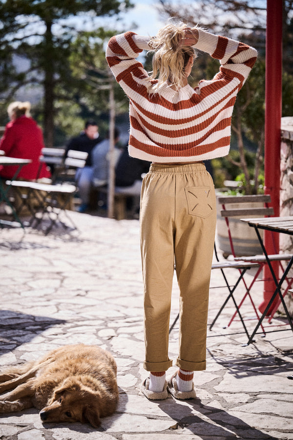Pantalon Primo camel