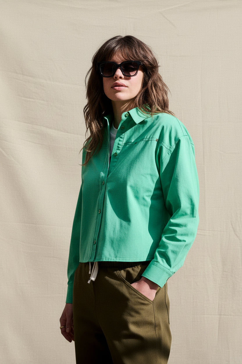 Chemise Cira verte