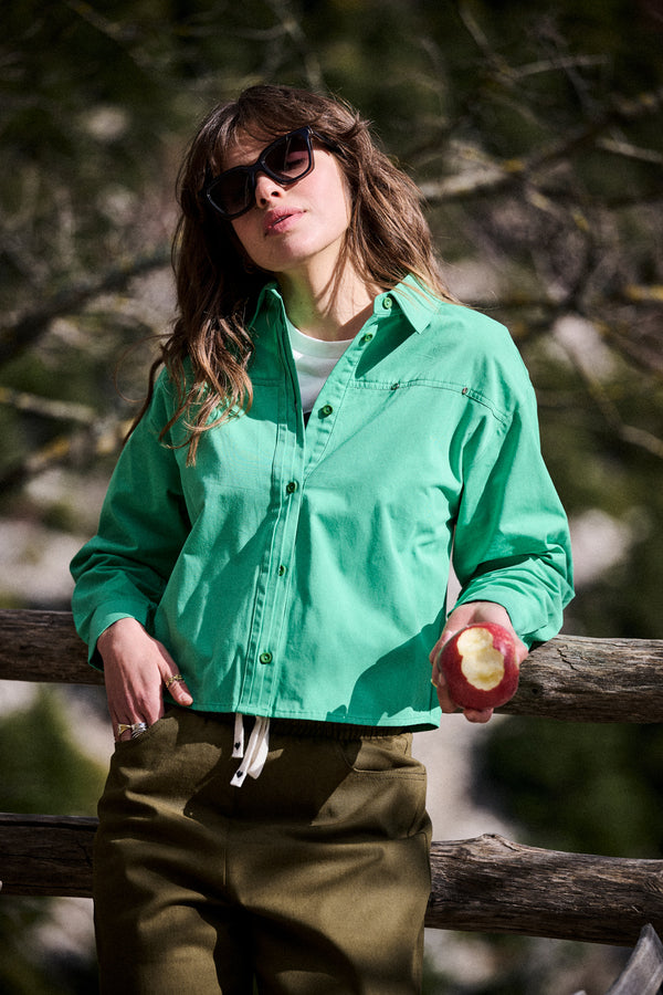 Chemise Cira verte