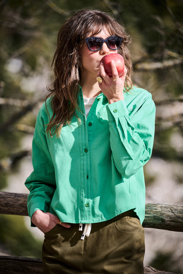 Chemise Cira verte