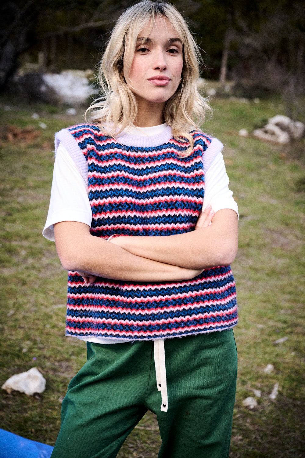 Pull Mila rayures multicolores