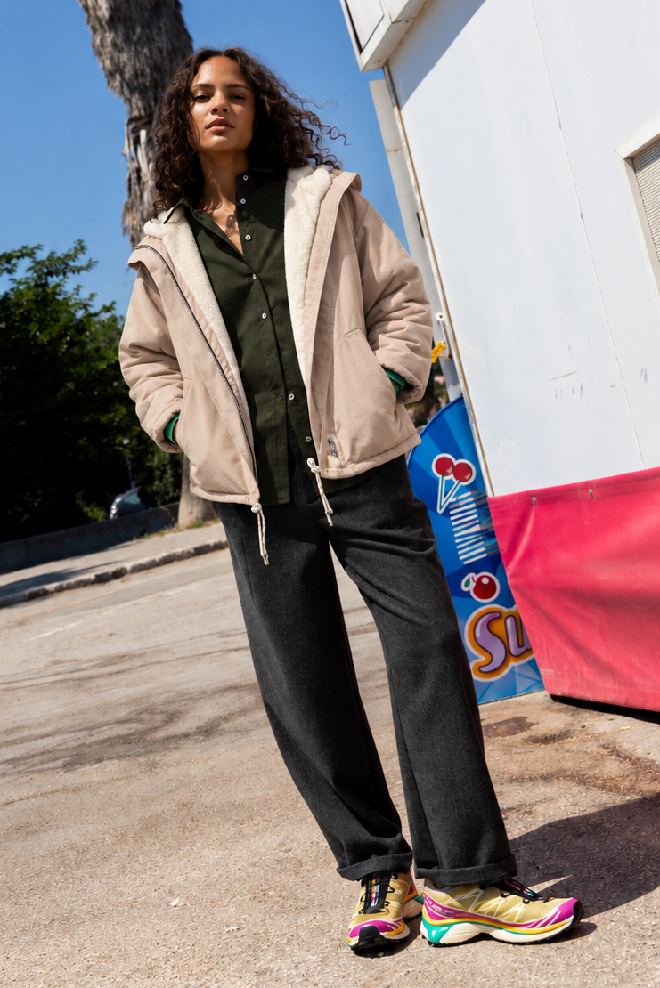 Parka Guzmania beige