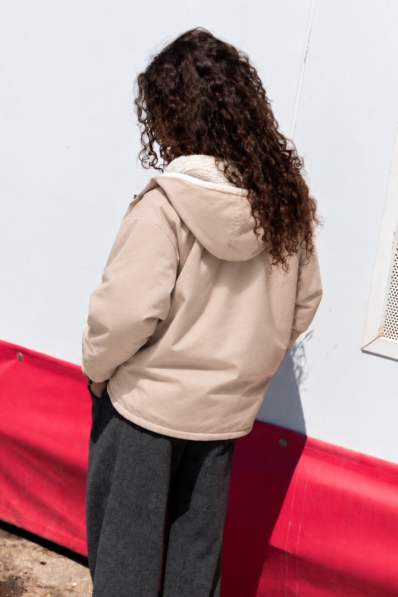 Parka Guzmania beige