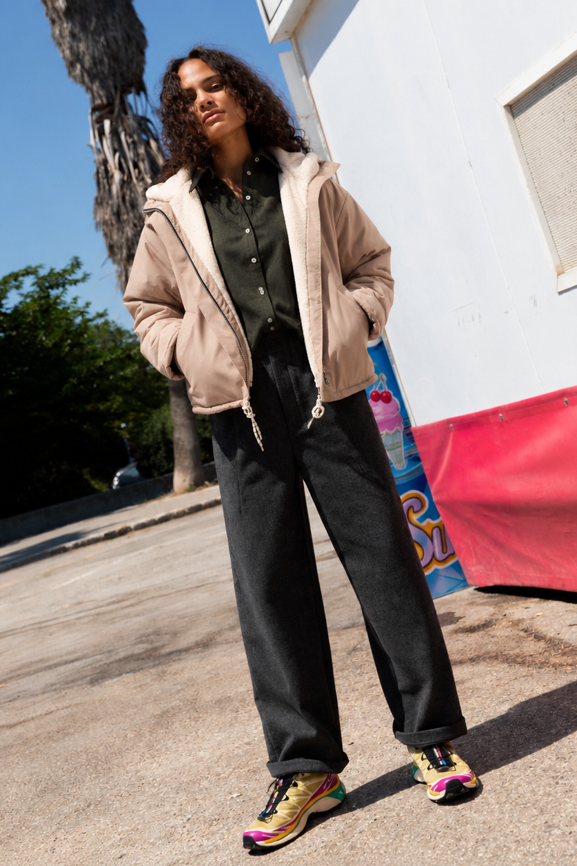 Parka Guzmania beige