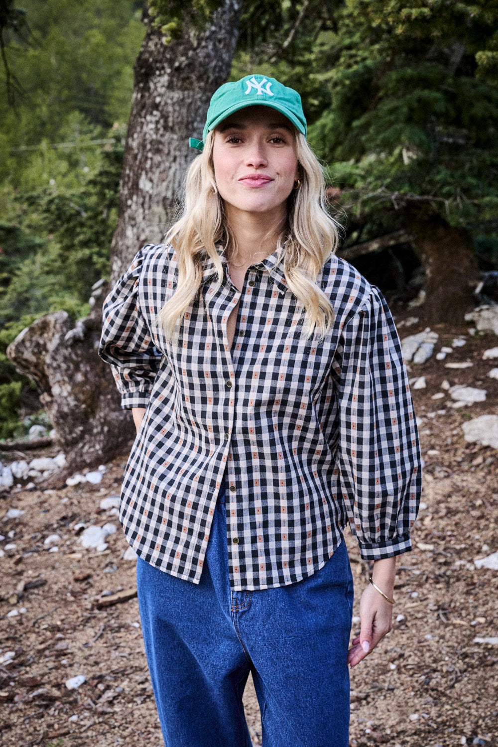 Chemise Catane vichy brodé