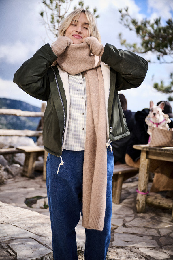 Écharpe Alysse beige