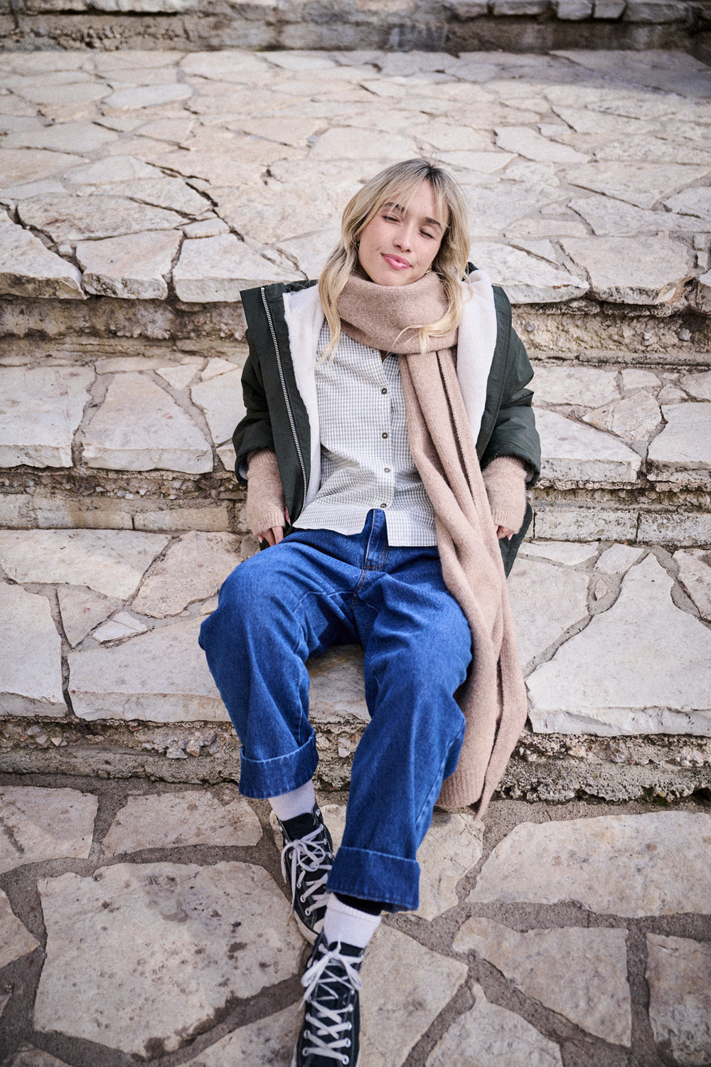 Écharpe Alysse beige