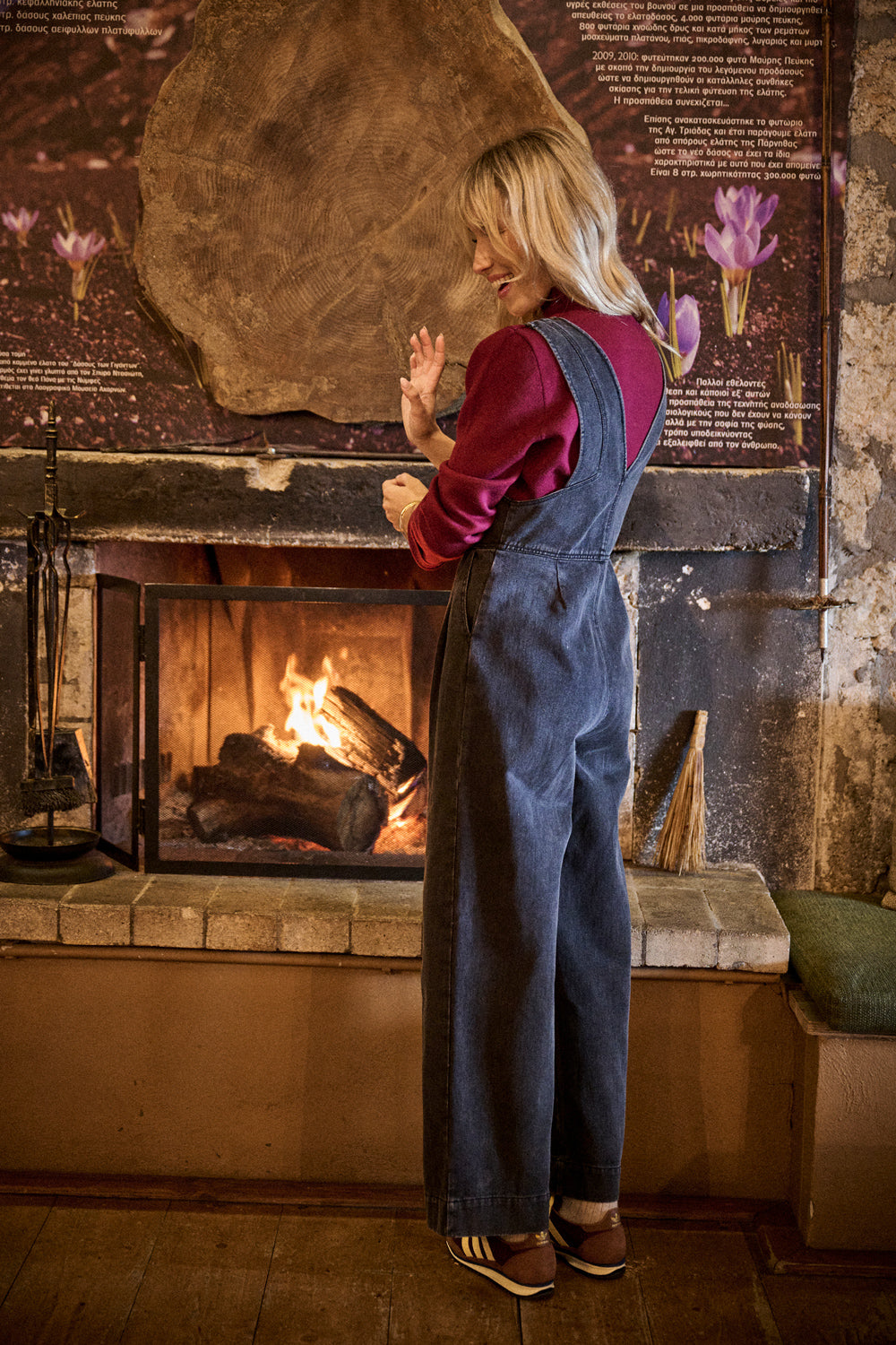 Combinaison Oceane en jean noir