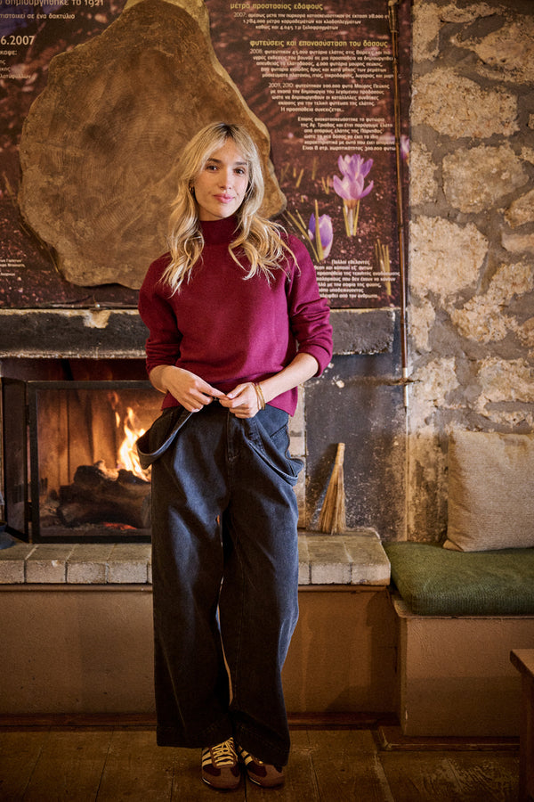 Pull Misha bordeaux