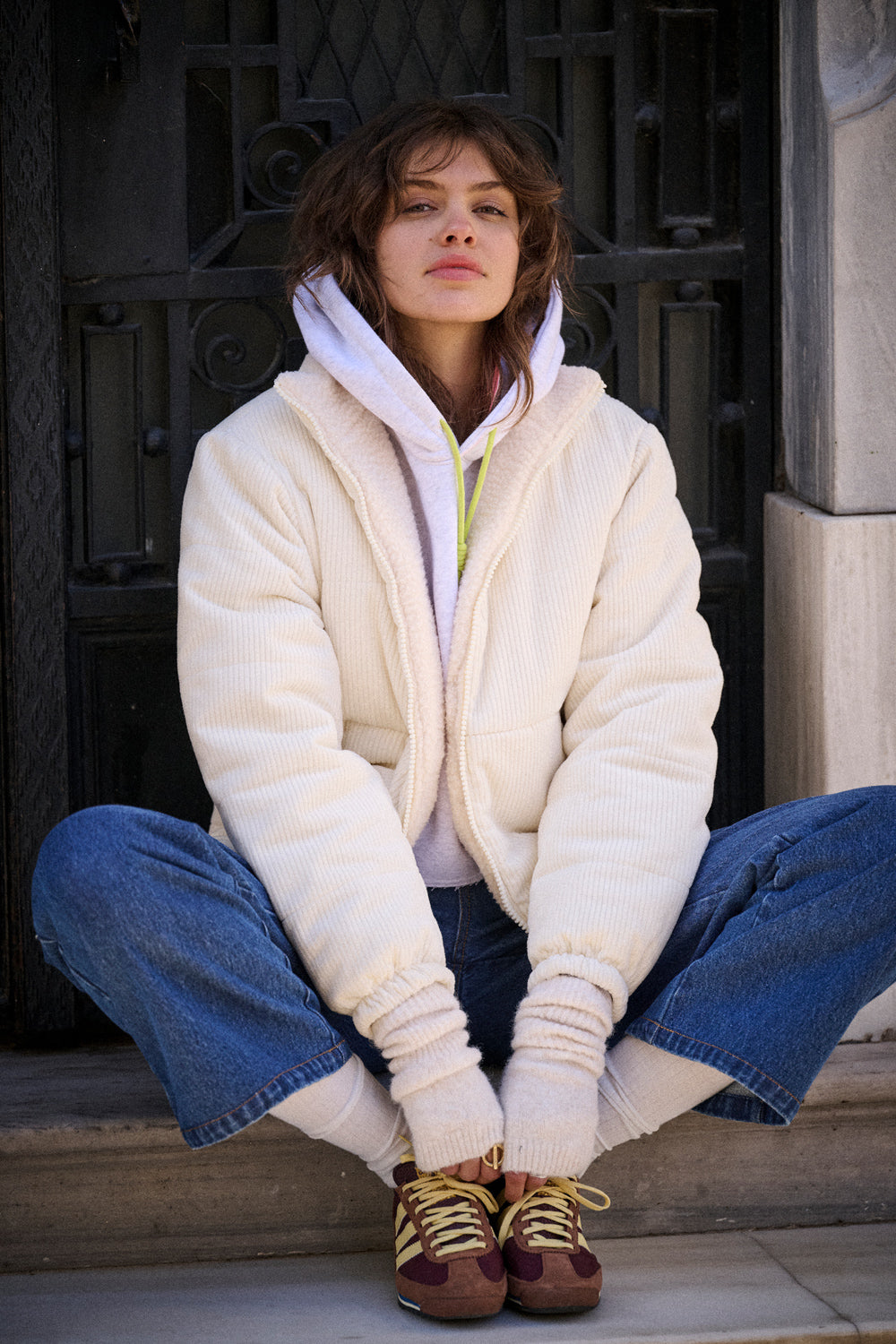 Mitaines Alexia blanches