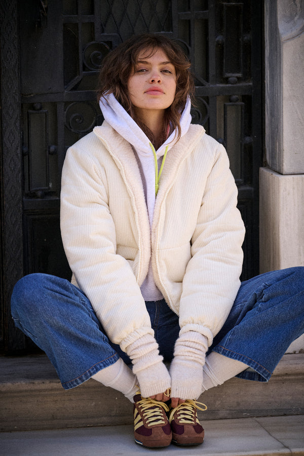 Mitaines Alexia blanches