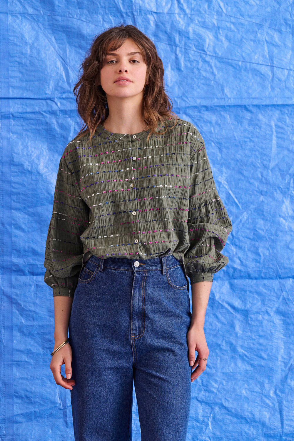 Blouse Bamba kaki