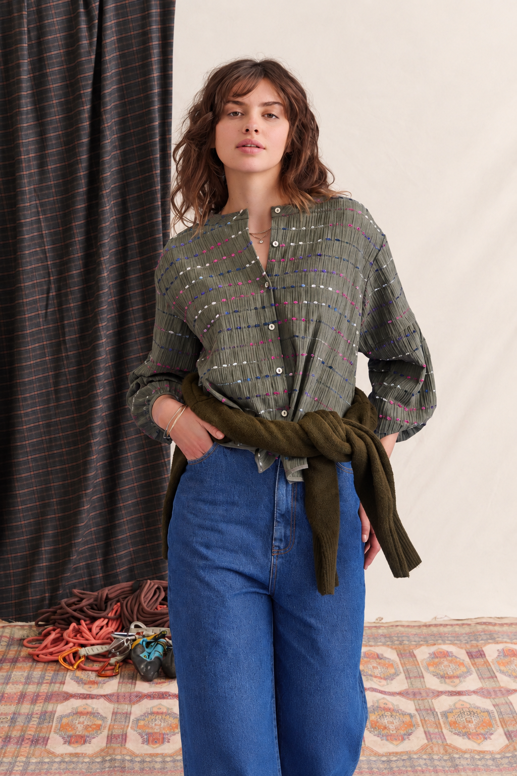 Blouse Bamba kaki