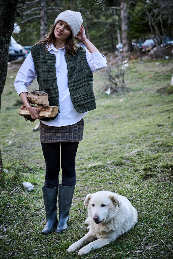 Gilet Lulu kaki