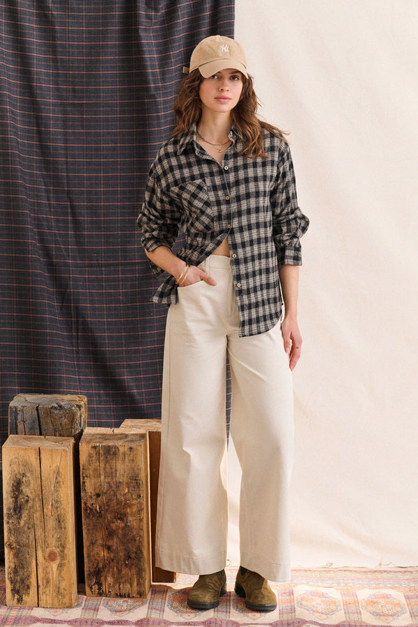 Chemise Cyliane à carreaux