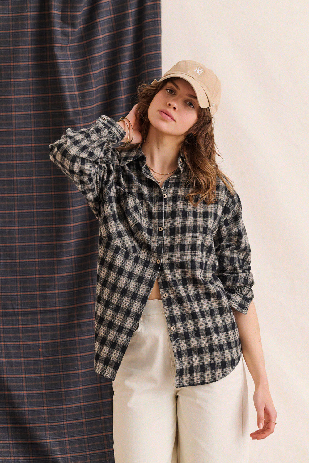 Chemise Cyliane à carreaux