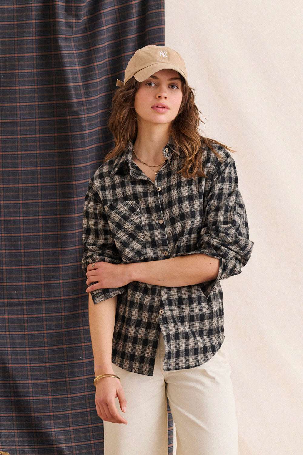 Chemise Cyliane à carreaux