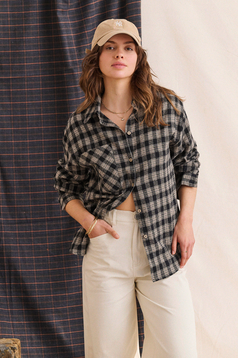 Chemise Cyliane à carreaux
