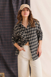 Chemise Cyliane à carreaux