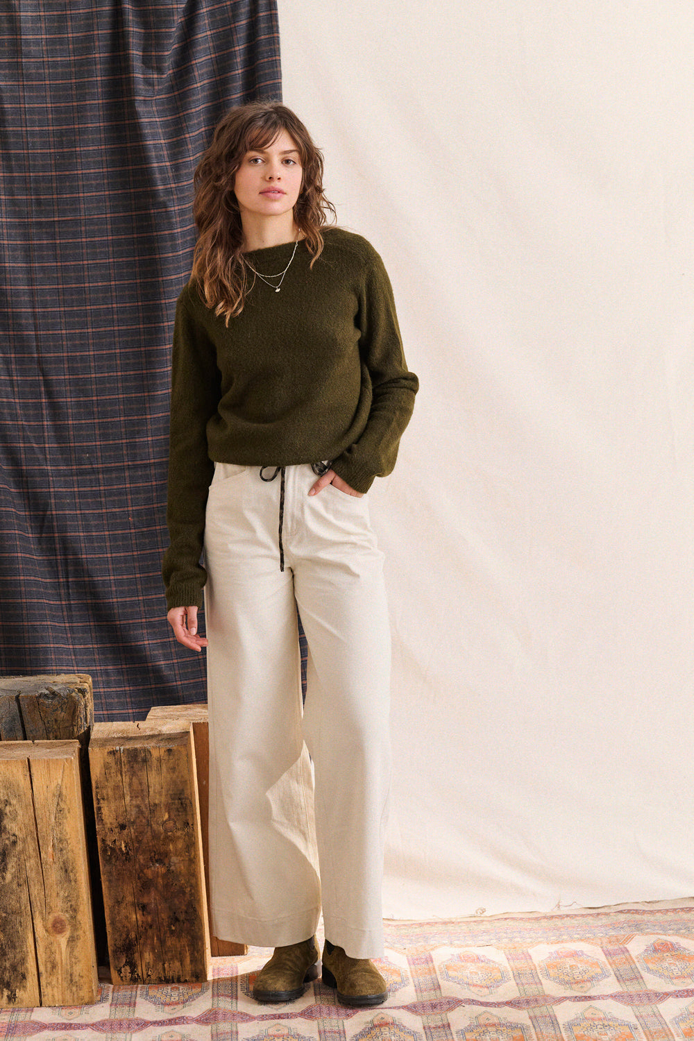 Pantalon Palmire écru