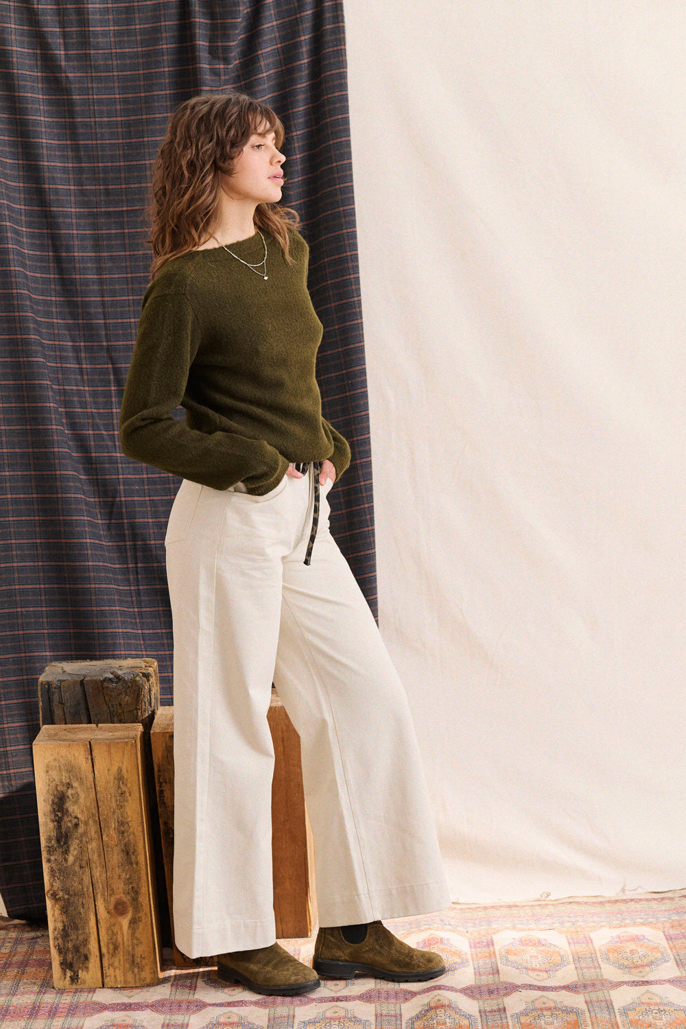 Pantalon Palmire écru