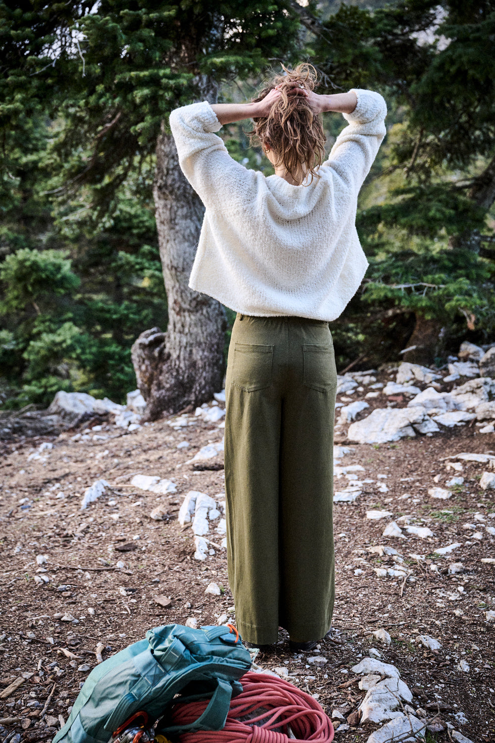 Pantalon Palmire kaki