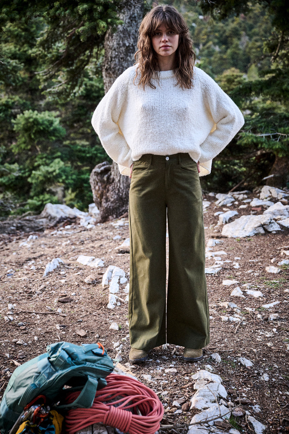 Pantalon Palmire kaki