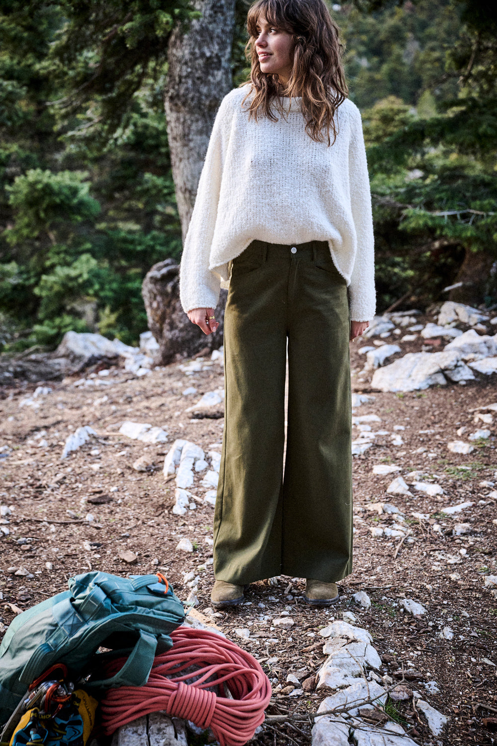 Pantalon Palmire kaki