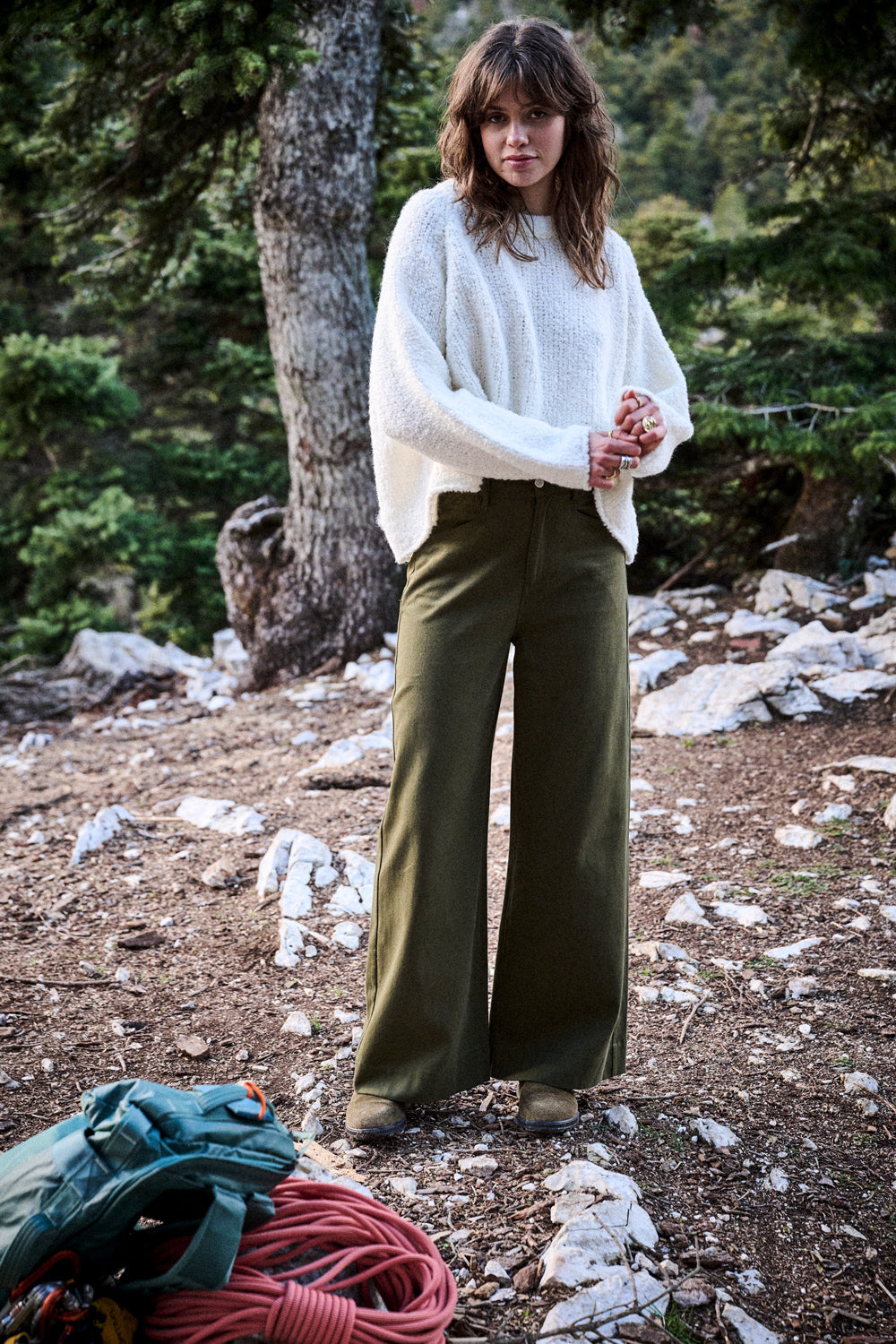 Pantalon Palmire kaki