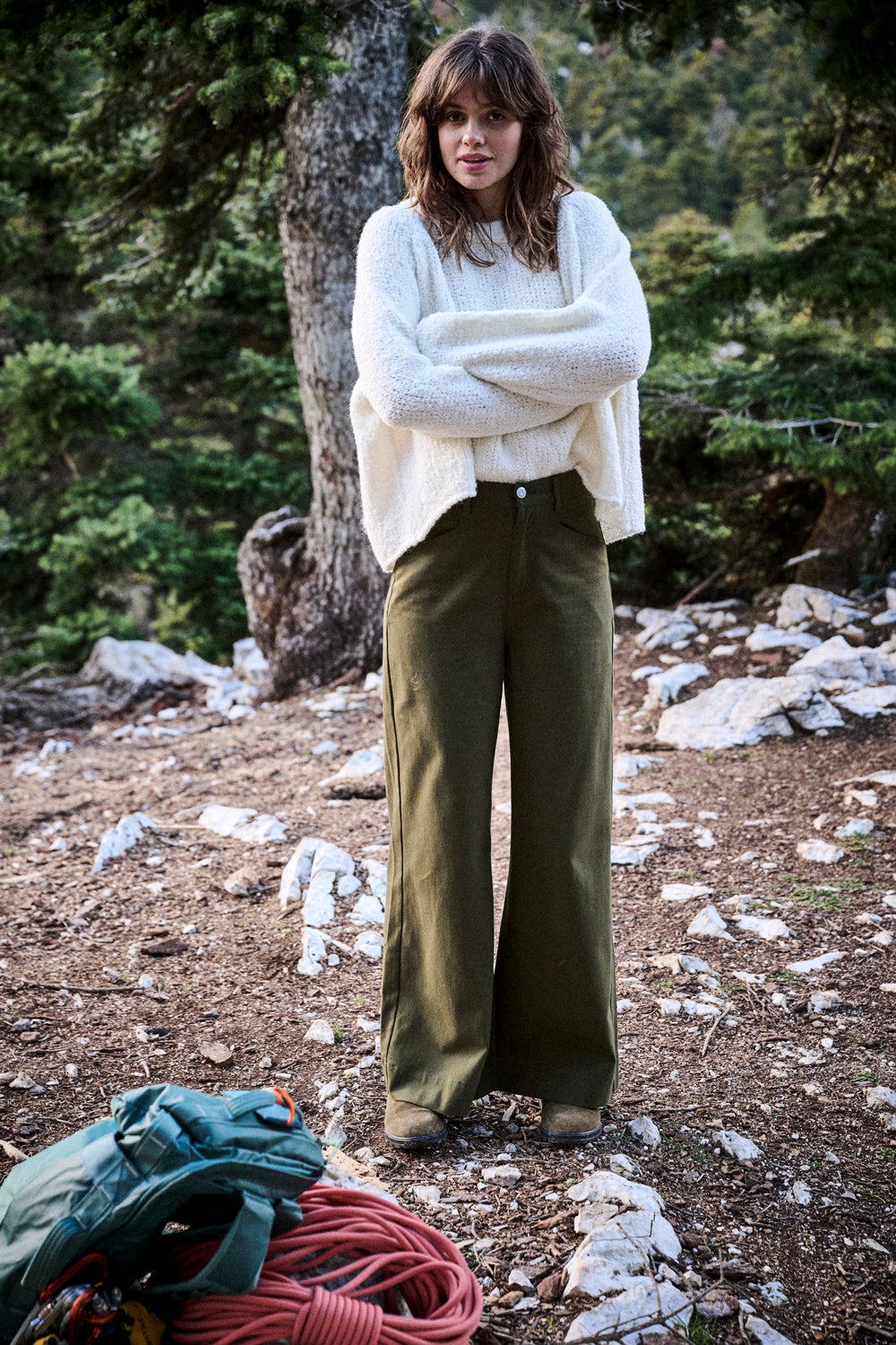 Pantalon Palmire kaki