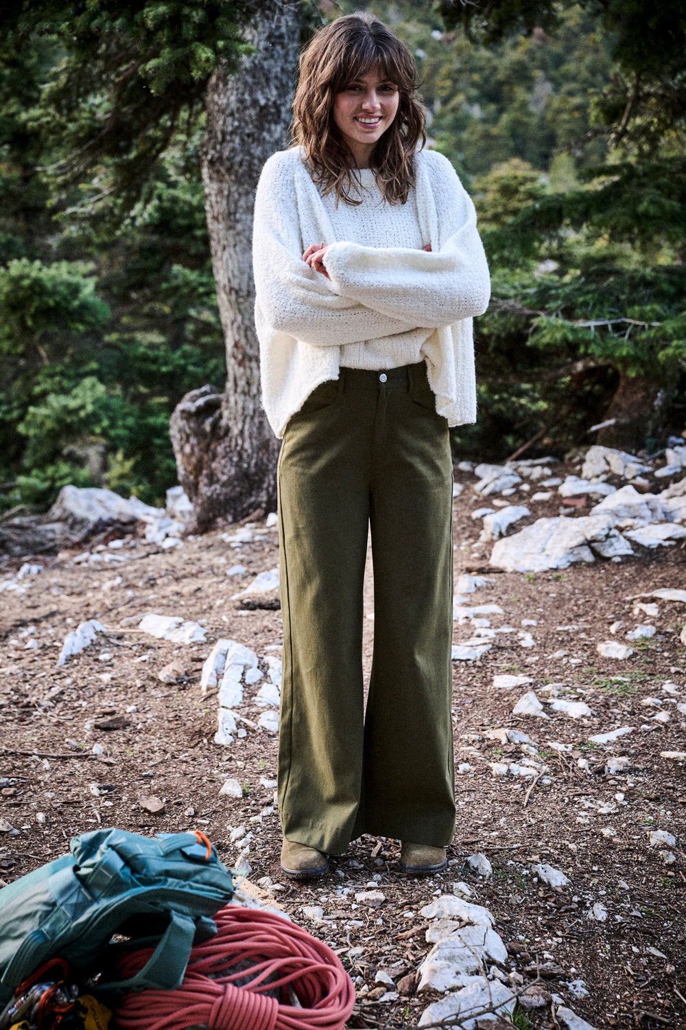 Pantalon Palmire kaki