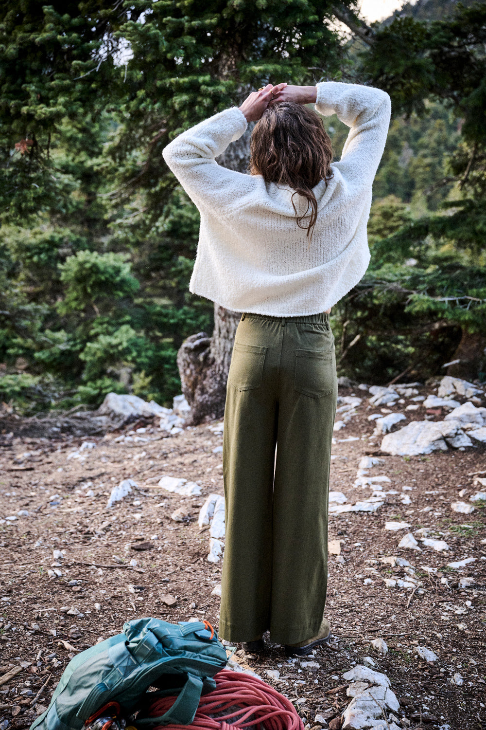 Pantalon Palmire kaki