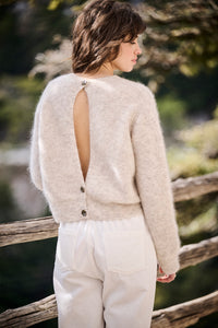 Pull en mohair Maxime beige