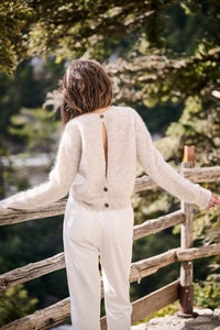 Pull en mohair Maxime beige