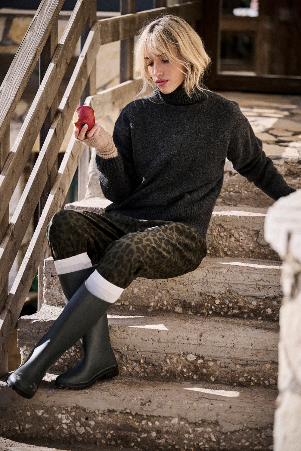 Pull Malo gris anthracite