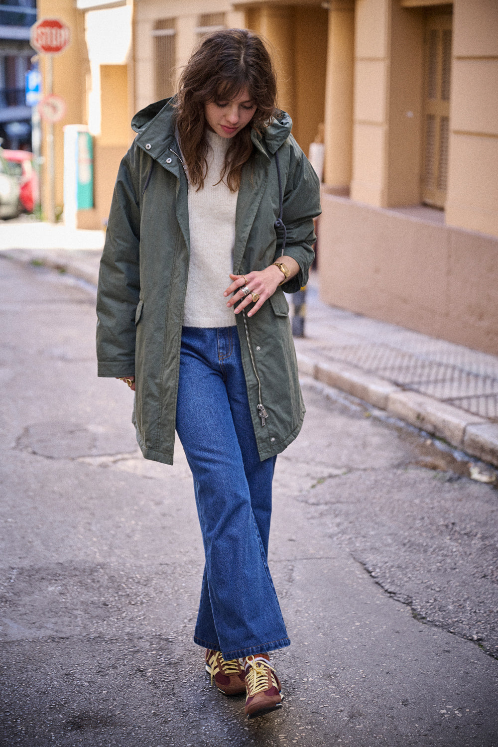 Parka Gina kaki