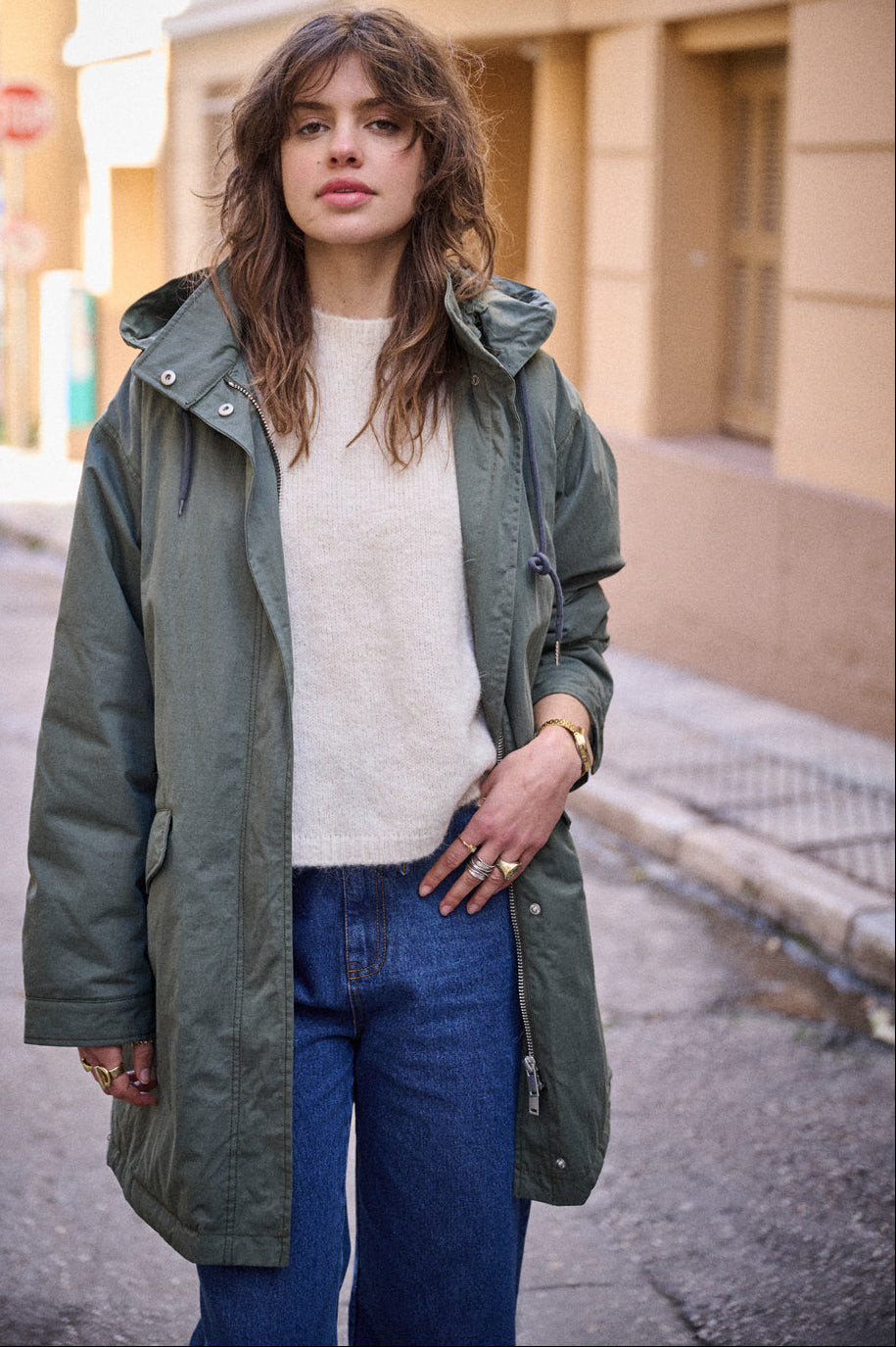 Parka Gina kaki