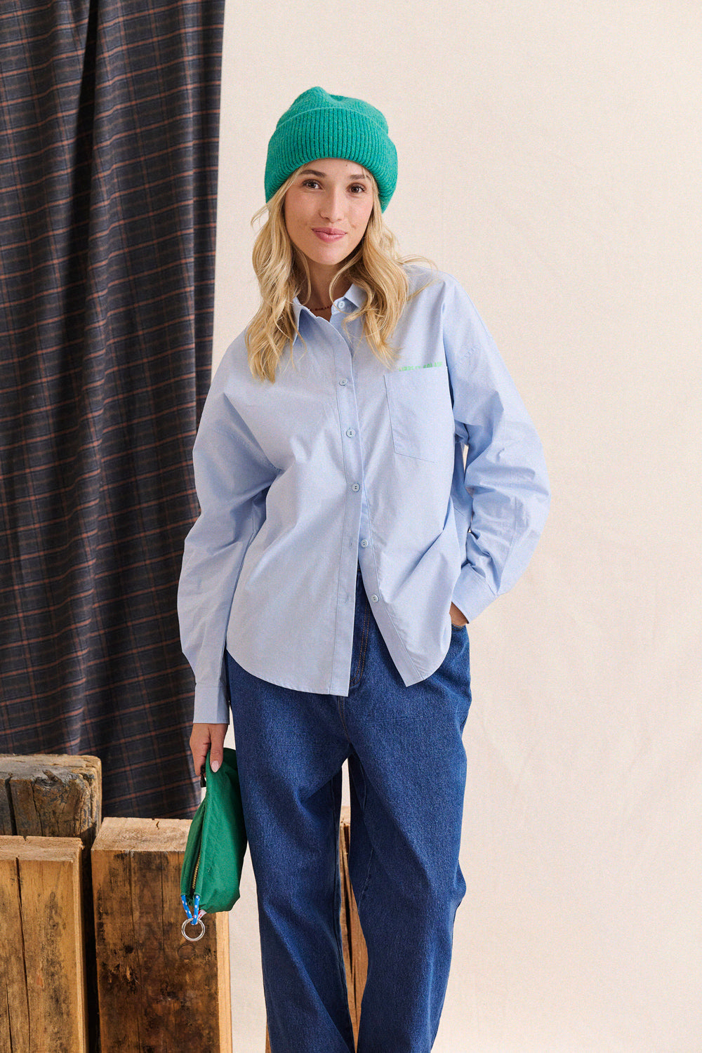 Chemise Candy bleue
